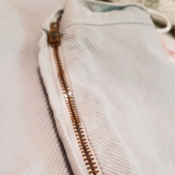 American Apparel Light Blue Corduroy Circle Skirt - Picture 6 of 8